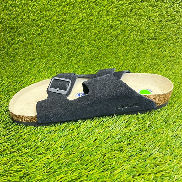 Birkenstock Arizona Mens Size 8 Blue Beach Walking Casual Suede Slide Sandals main image 8